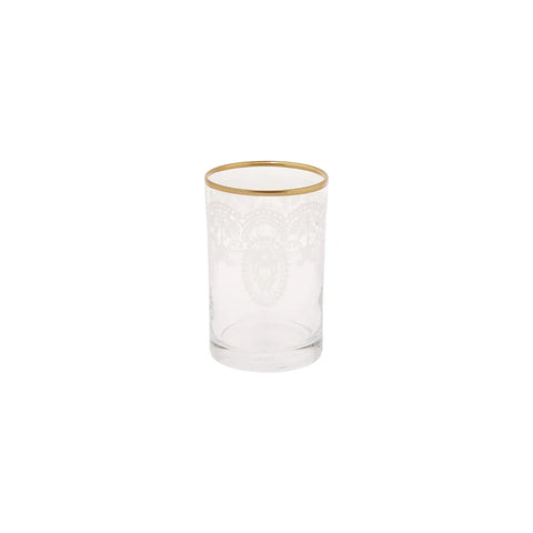 Karaca Beril 6 St. Beistellglas Gold