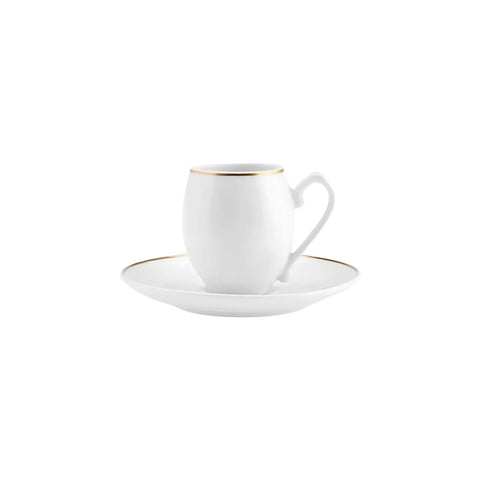 Karaca Iznik Weiss 2er Set Kaffeetassen 90 ml