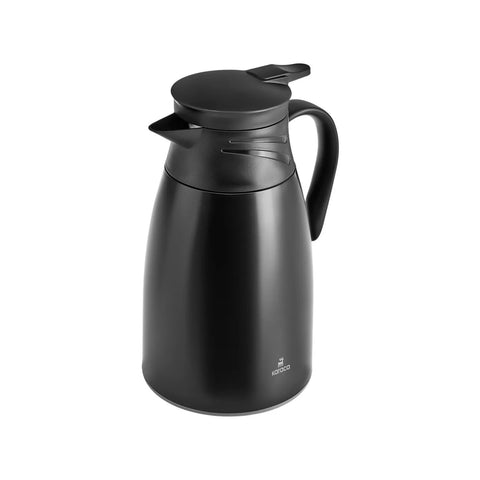 Karaca Bella Auslaufsichere Thermoskanne 1 Liter Schwarz