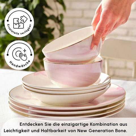Karaca Ria New 39-teilig Geschirrset für 12 Personen