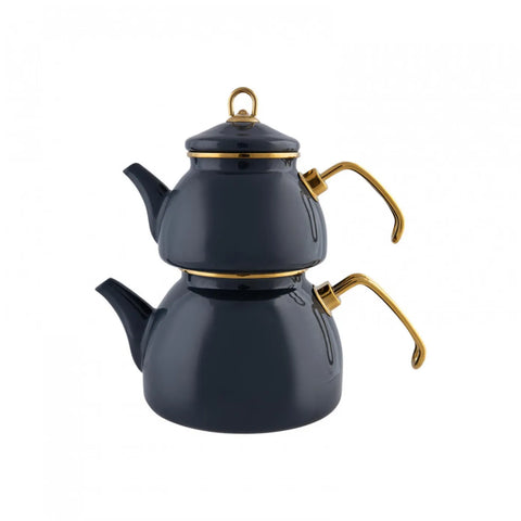 Karaca Retro Emaille Teekannen- Set