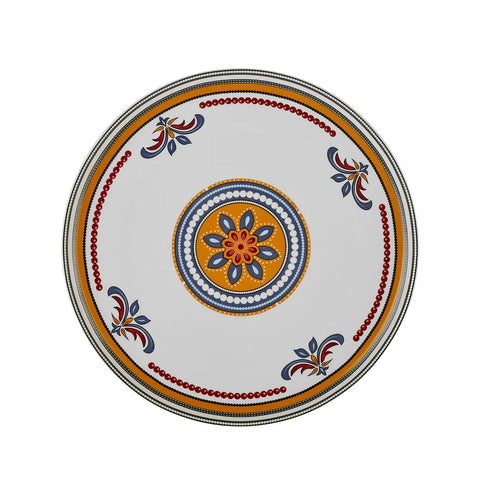 Karaca Positano 6 Personen Geschirrset, 18 Teilig, New Generation Bone