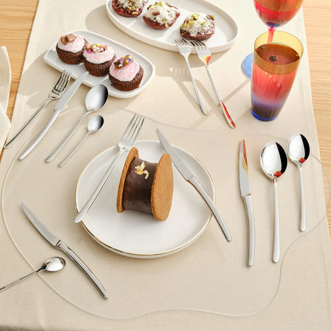 Karaca Tornado Elegance 12 Personen Besteckset in einer Box, 84 teilig