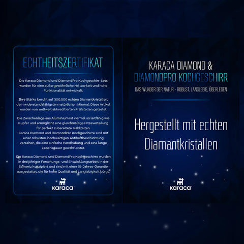 Karaca Bio Diamond Braten Gemüsetopf mit antibakteriellen Griffen und Induktionsboden 26 cm 3.2l
