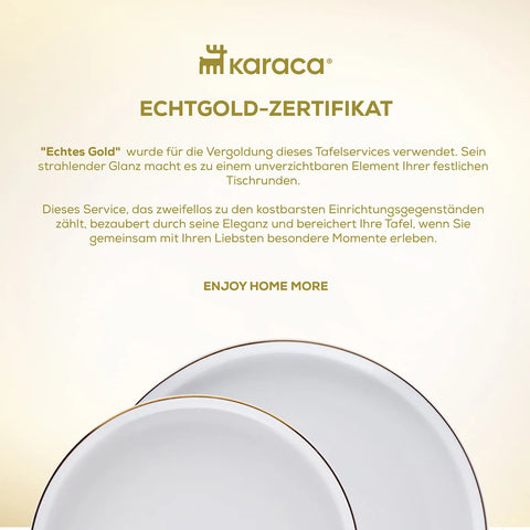 Karaca Red Carpet Collection Streamline New Saturn aus Porzellan, 12 Personen, 59-teilig